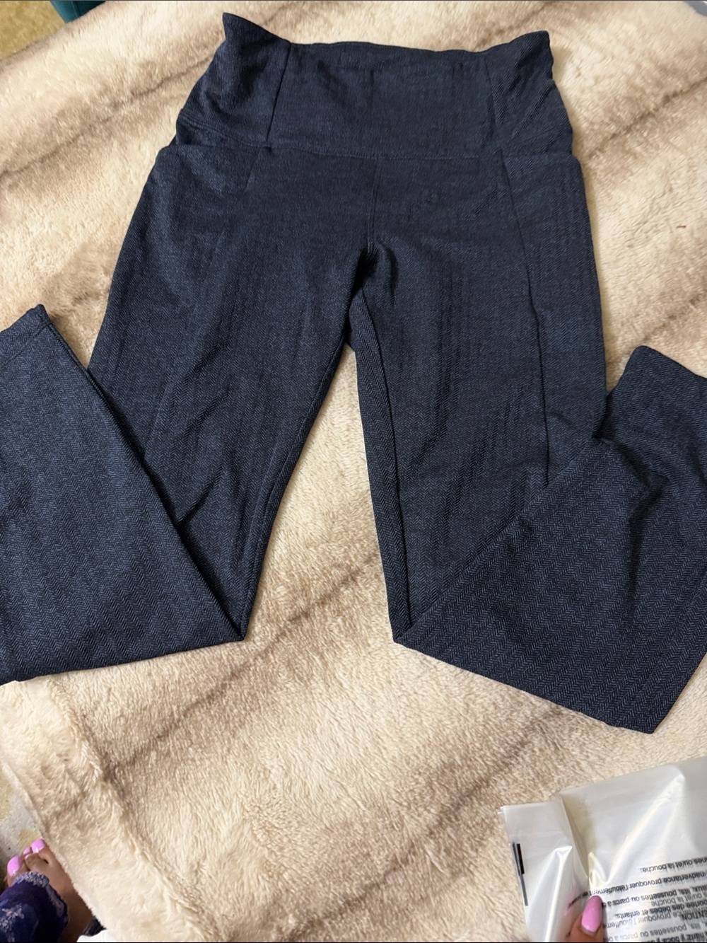 Athleta Dark Navy High-Waist Leggings